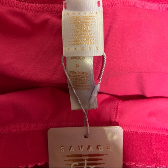 NWT Savage x Fenty Hot Pink Leggings Size 2X - Picture 6 of 9